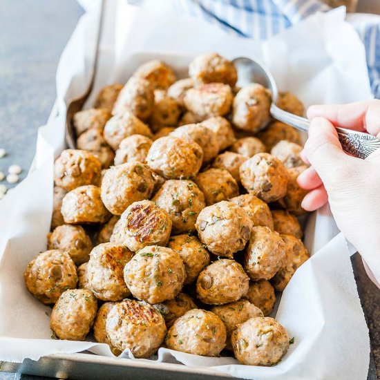 Lentil-Turkey Meatballs