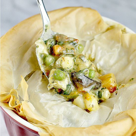 Italian Veggie Pot Pie