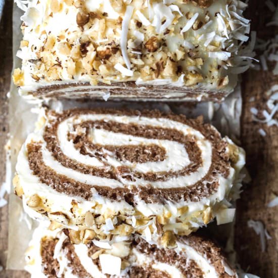 Carrot Cake Roll