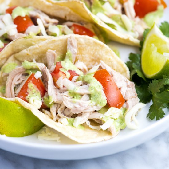 Shredded Chicken Tacos