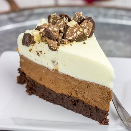 Triple Chocolate Mousse Cake