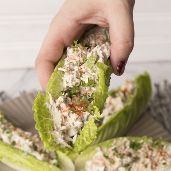 Chicken Salad Lettuce Cups