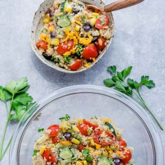 Mexican Quinoa Salad With Corn