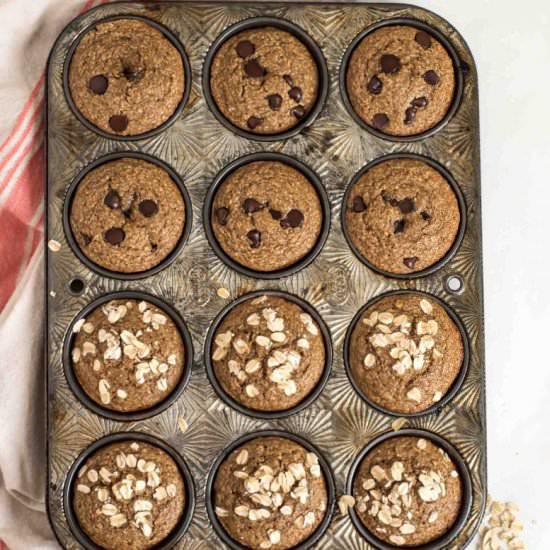 Banana Blender Muffins