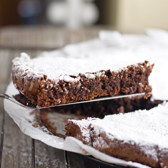 Chocolate Caprese Cake