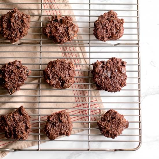 Double Chocolate Cherry Quinoa Cookie