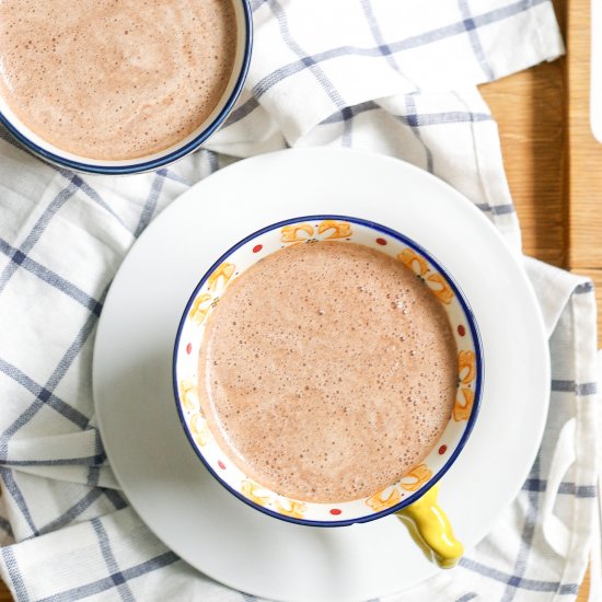 Date Sweetened Hot Chocolate