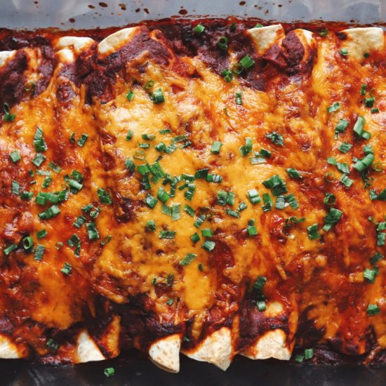 Low FODMAP Enchiladas