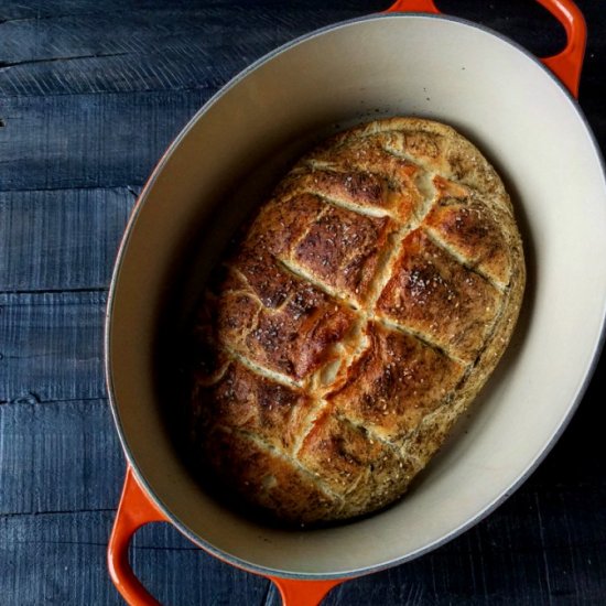 Le Creuset Dutch Oven Bread