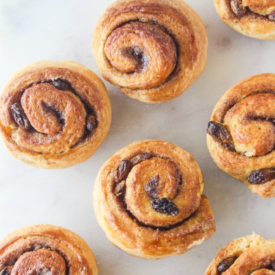 Cinnamon Raisin Danishes