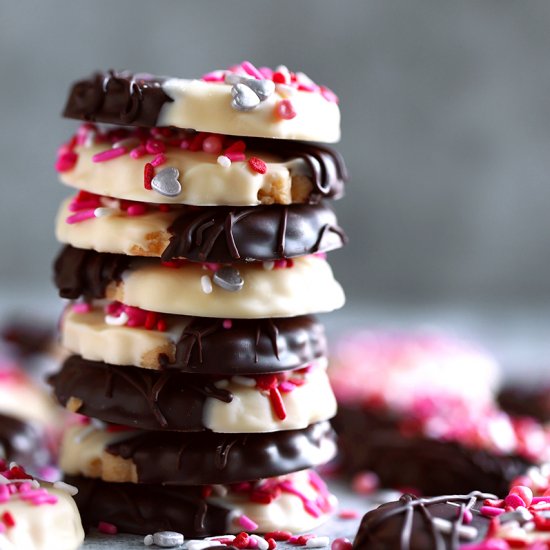 Valentine Shortbread Cookies