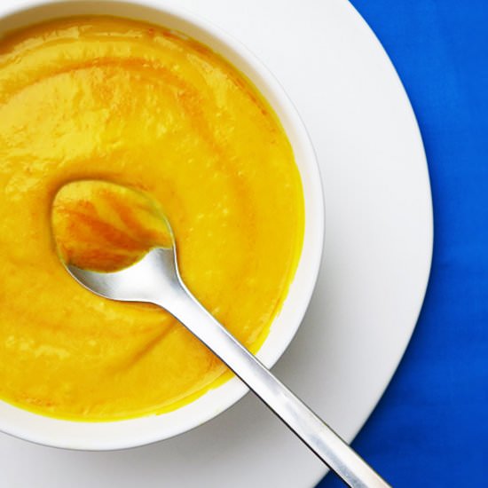 Carrot Soup w/ Ginger & Red Curry