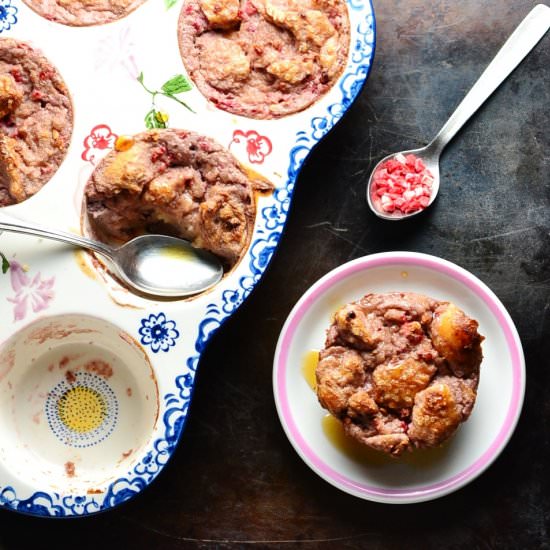 Strawberry French Toast Muffins