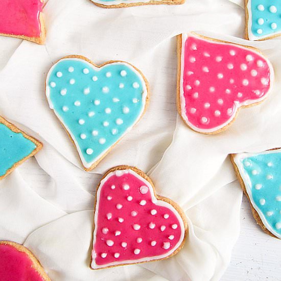 Easy Heart-Shaped Butter Cookies