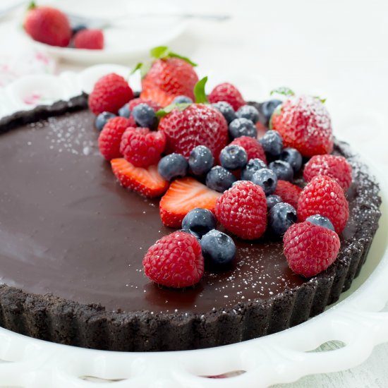 Chocolate Tart (no bake)