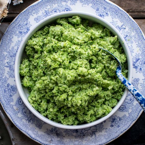 Garlic Mashed Broccoli