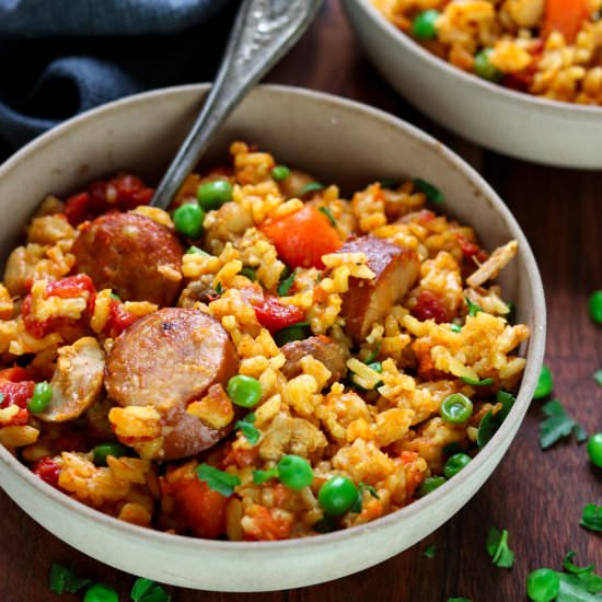 Cajun Rice with Chicken & Sausage