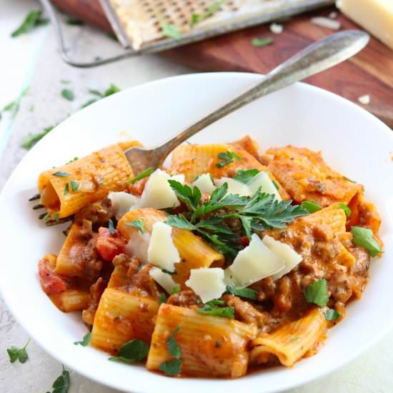 Instant Pot Sausage Rigatoni