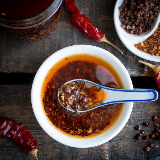 Homemade Sichuan Garlic Chili Oil