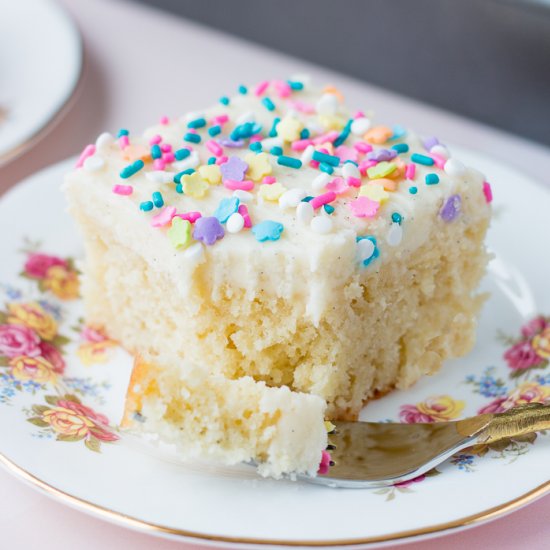 Vanilla Sheet Cake