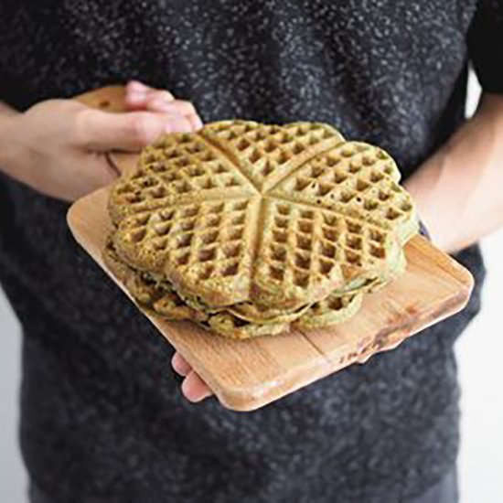 Matcha waffles