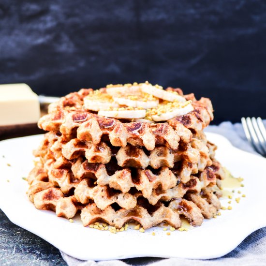 Gluten Free Spiced Oat Waffles