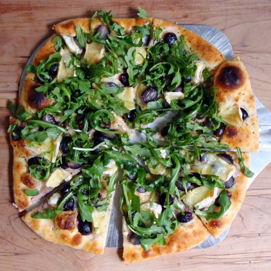 Grape and Camembert Pizza