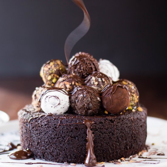 Truffle Brownie Torte