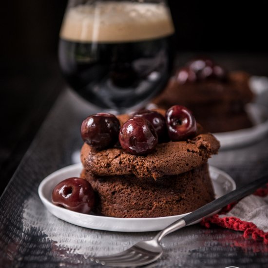 Individual Stout Mousse Cake