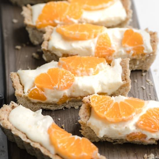 Gluten Free Orange Cream Tart