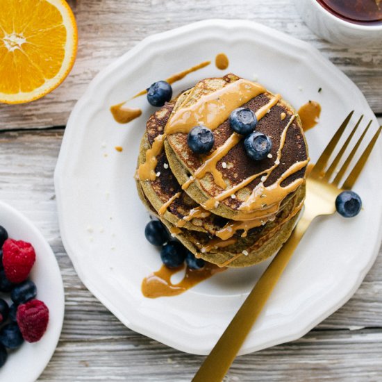 Paleo Hemp Protein Pancakes