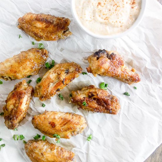 Cajun Style Chicken Wings