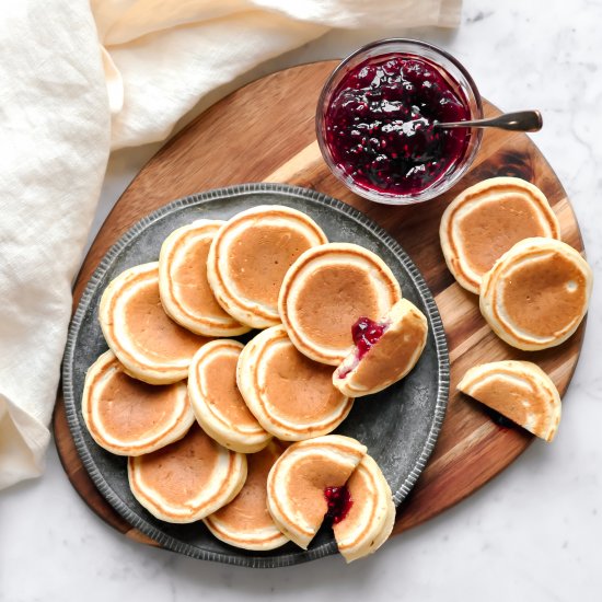 Jam-Filled Pikelets