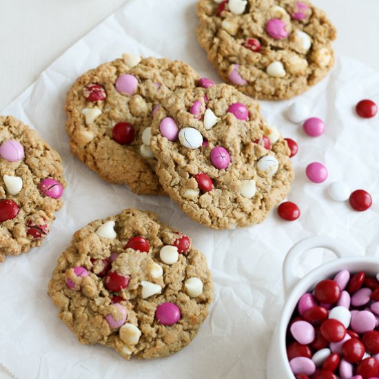 Valentine Monster Cookies