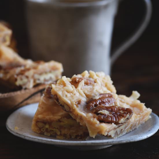 Coconut Pecan Snack Bars