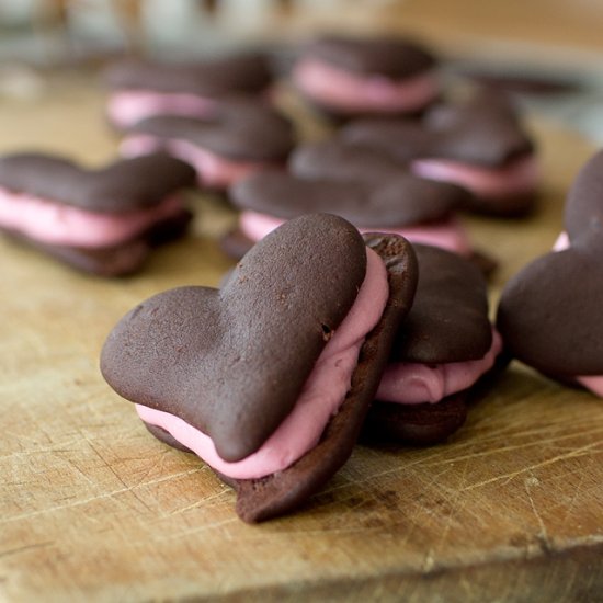 Whoopie Pie Hearts