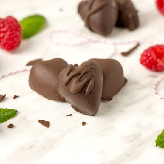 Raspberry Filled Chocolates