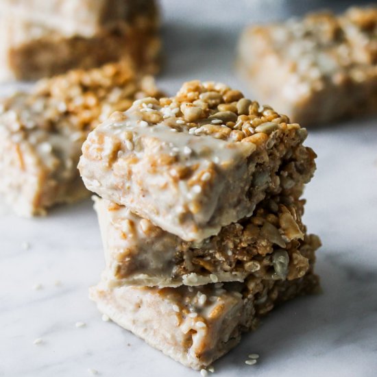 Double Sesame Brown Rice Bars