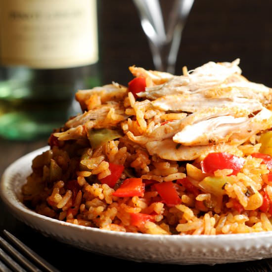 Instant Pot Cajun Chicken and Rice