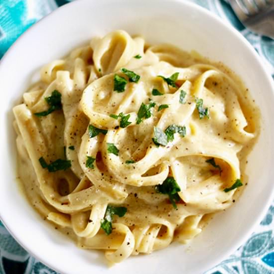 Dairy-Free Fettuccine Alfredo