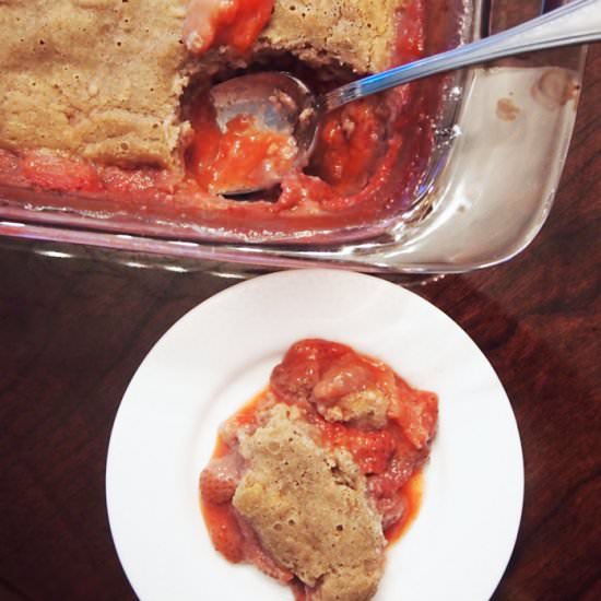 Paleo Strawberry Cobbler