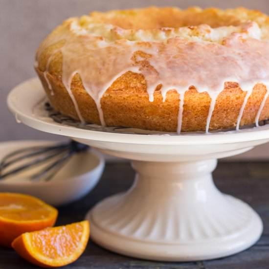 Simple Glazed Orange Cake