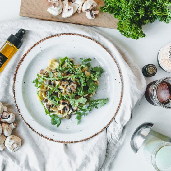 Classic Mushroom Pasta