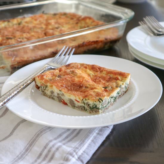 Egg White Breakfast Casserole