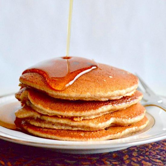 Chocolate Chip Almond Pancakes