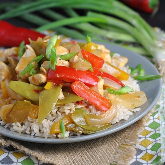 Szechuan Chicken Stir-Fry