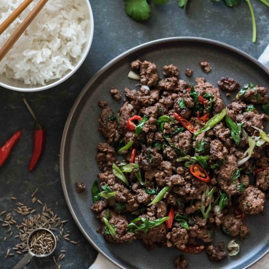 Spicy Cumin Lamb