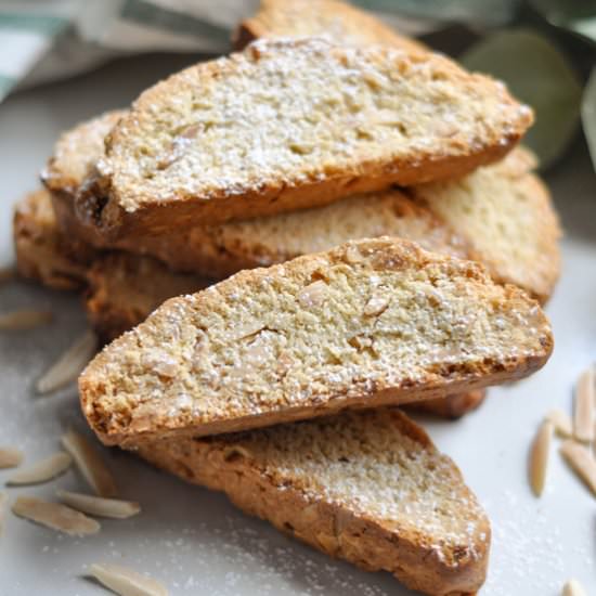 Toasted Almond Anise Biscotti