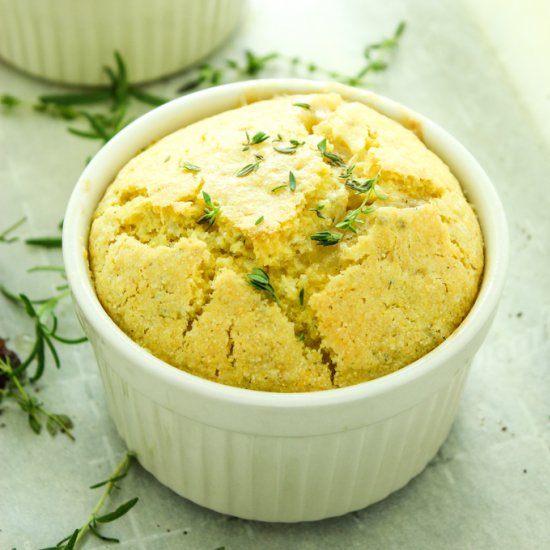 Vegan Pot Pies with Cornbread Crust