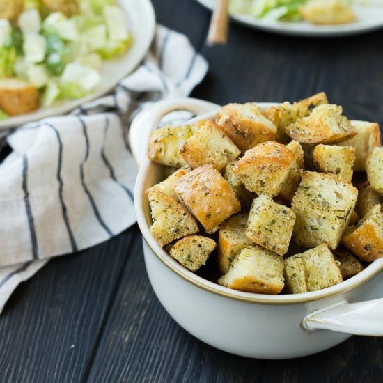 Caesar Croutons